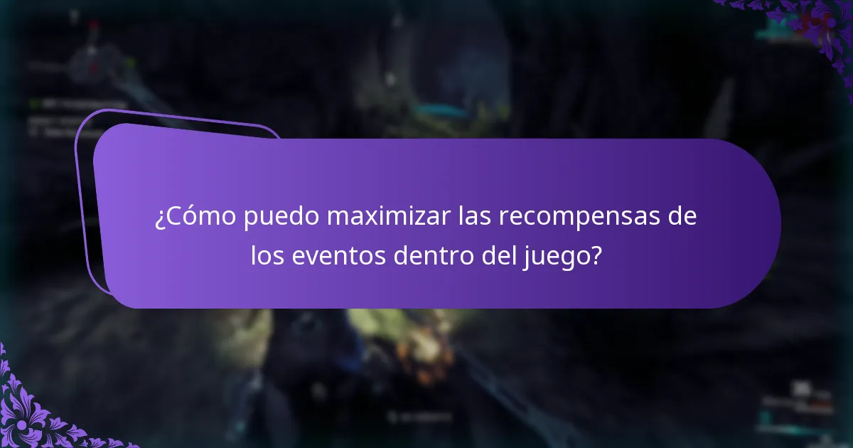 ¿Cuáles son los requisitos para participar en eventos dentro del juego?