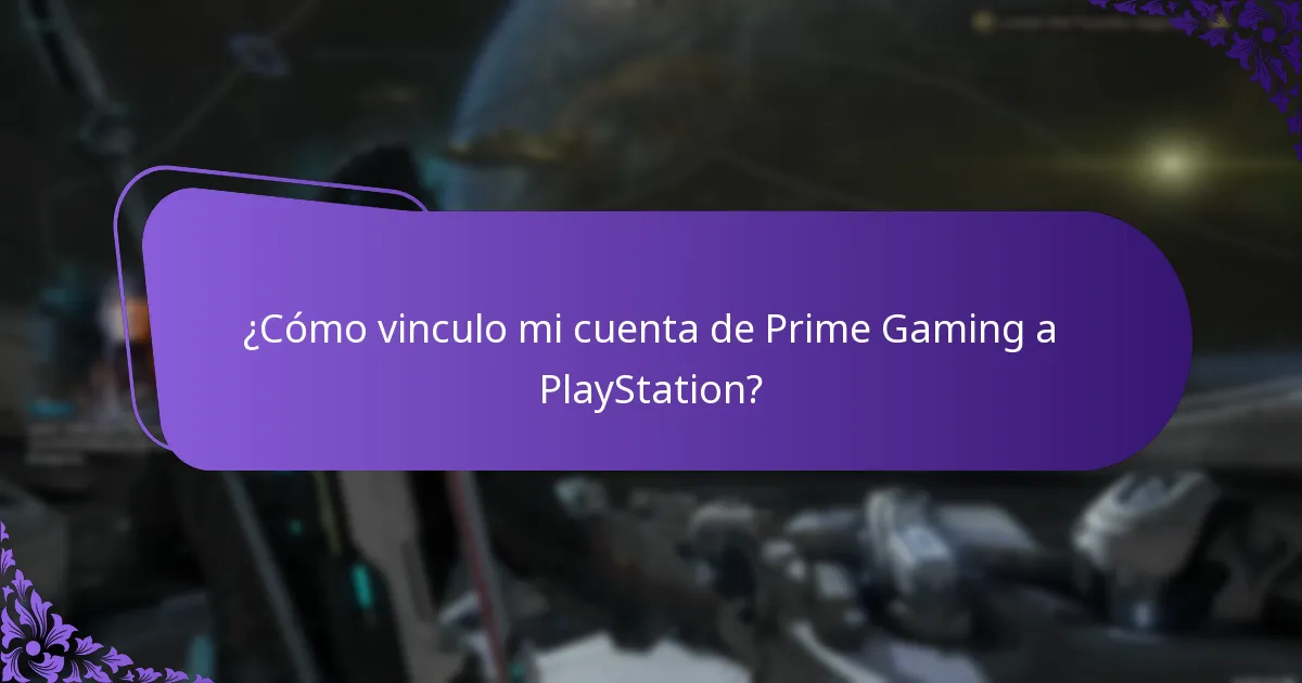 ¿Cómo vinculo mi cuenta de Prime Gaming a PlayStation?