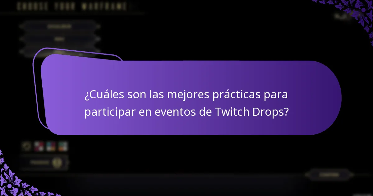 ¿Qué tipos de recompensas puedo ganar a través de los Twitch Drops en Warframe?