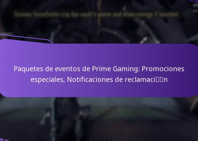 Paquetes de eventos de Prime Gaming: Promociones especiales, Notificaciones de reclamación