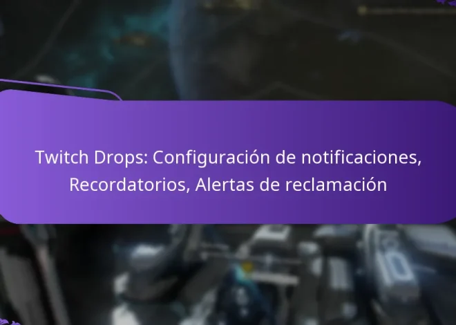 Twitch Drops: Configuración de notificaciones, Recordatorios, Alertas de reclamación